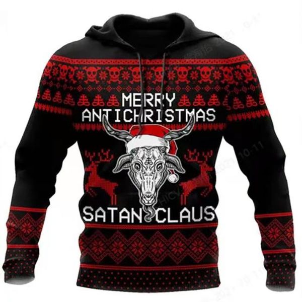 men's hoodies & sweatshirts 2021 merry christmas satanic claus 3d printed fashion men pullover casual loose jacket tracksuit 4xl, Black
men's hoodies & sweatshirts 2021 merry christmas satanic claus 3d printed fashion men pullover casual loose jacket tracksuit 4xl, Black