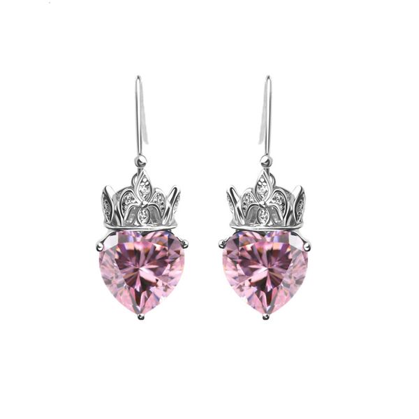 hbp fashion luxury 2021 new atmospheric zircon earrings crown peach heart ear hook straight, Silver
hbp fashion luxury 2021 new atmospheric zircon earrings crown peach heart ear hook straight, Silver