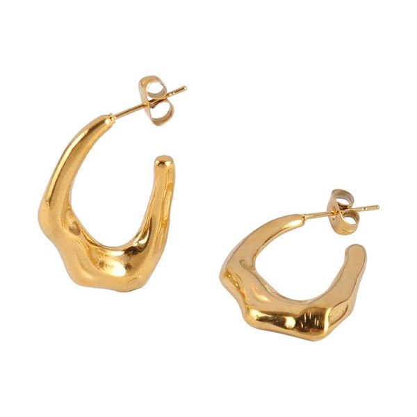hoop & huggie punk pearl earrings stainless steel for women round circle earring chain 2021 trend jewelry, Golden;silver
hoop & huggie punk pearl earrings stainless steel for women round circle earring chain 2021 trend jewelry, Golden;silver