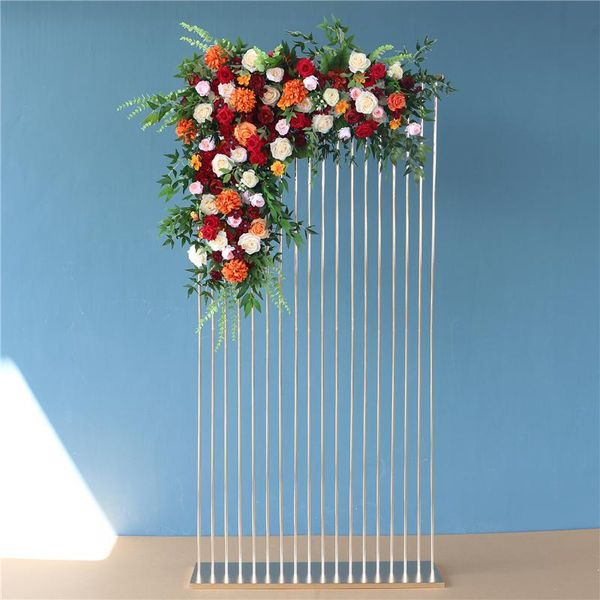 party decoration shiny gold wedding arch backdrop flower stand steel stage screen ceremony home plated metal props
party decoration shiny gold wedding arch backdrop flower stand steel stage screen ceremony home plated metal props