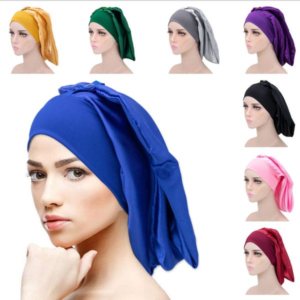 solid color bath head wrap night sleeping caps elastic wide band bonnet women satin hat hair care, Blue;gray
solid color bath head wrap night sleeping caps elastic wide band bonnet women satin hat hair care, Blue;gray