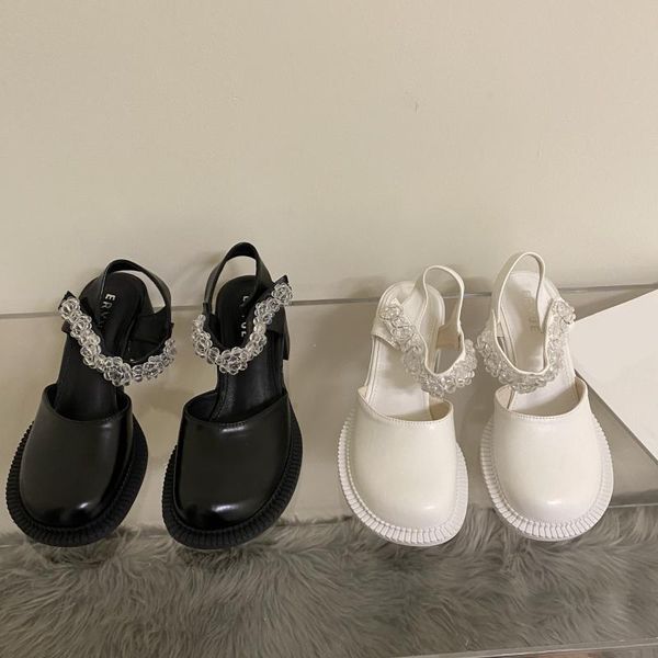 sandals female sandal retro woman shoes high heels med 2021 summer girls original high-heeled closed beige clear medium elastic ban, Black
sandals female sandal retro woman shoes high heels med 2021 summer girls original high-heeled closed beige clear medium elastic ban, Black