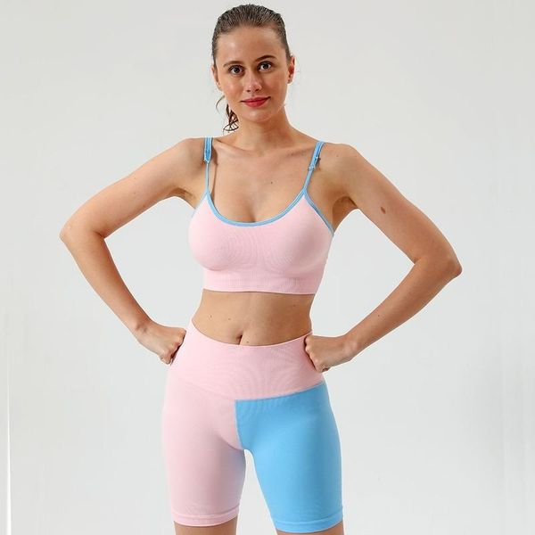 yoga outfit 2 pcs body-building short sleeve shorts contrast color splicing suit fitness gym set women workout
yoga outfit 2 pcs body-building short sleeve shorts contrast color splicing suit fitness gym set women workout