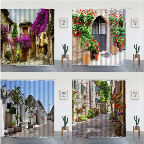 shower curtains 3d european rural town street landscape printing curtain for bathroom waterproof polyester home decor with hooks
shower curtains 3d european rural town street landscape printing curtain for bathroom waterproof polyester home decor with hooks
