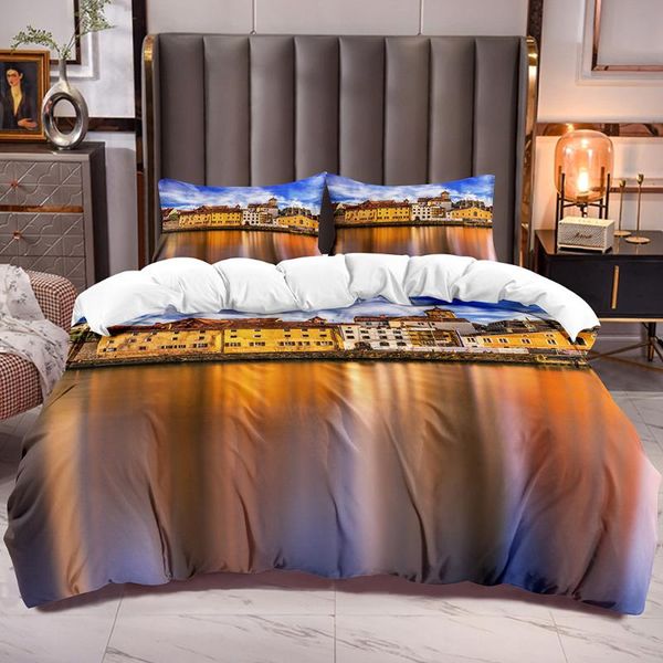 bedding sets city house theme duvet cover with peaceful river and retro building print comforter zipper closure corner tie
bedding sets city house theme duvet cover with peaceful river and retro building print comforter zipper closure corner tie
