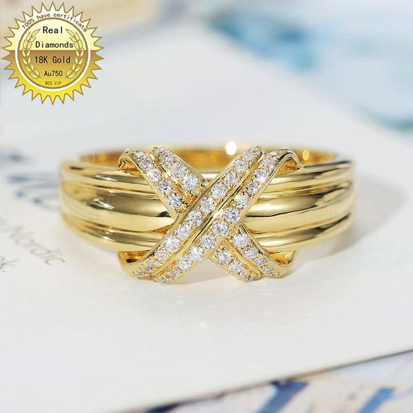 cluster rings 18k gold diamond ring engagement&wedding natural real0.24ct jewellery have certificate, Golden;silver
cluster rings 18k gold diamond ring engagement&wedding natural real0.24ct jewellery have certificate, Golden;silver