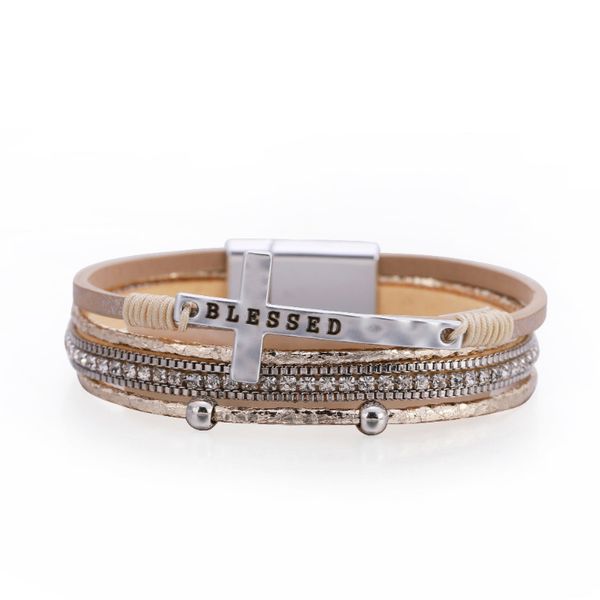 jewelry bracelet with diamond light luxury leather magnetic buckle multicolor bracelet women's bracelet, Black
jewelry bracelet with diamond light luxury leather magnetic buckle multicolor bracelet women's bracelet, Black