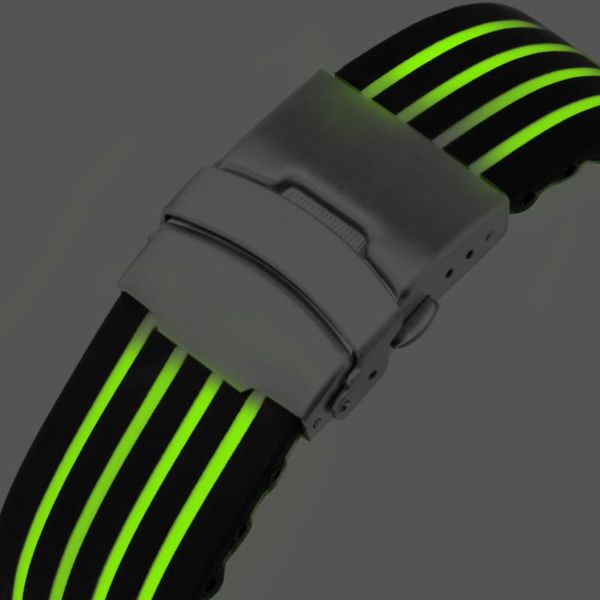 watch bands 18mm 20mm 22mm 24mm luminous sport silicone watchband men women strap bracelet folding clasp with safety replacement accessories, Black;brown
watch bands 18mm 20mm 22mm 24mm luminous sport silicone watchband men women strap bracelet folding clasp with safety replacement accessories, Black;brown