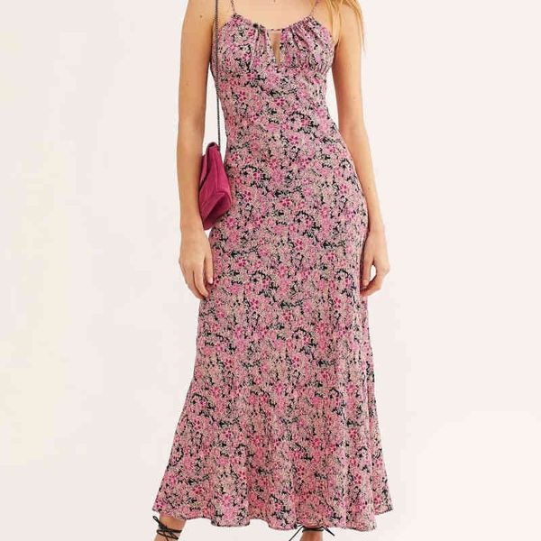 casual dresses woman slim floral cotton spaghetti strap long 2021 summer fashion ladies backless es female holiday wir2, Black;gray
casual dresses woman slim floral cotton spaghetti strap long 2021 summer fashion ladies backless es female holiday wir2, Black;gray