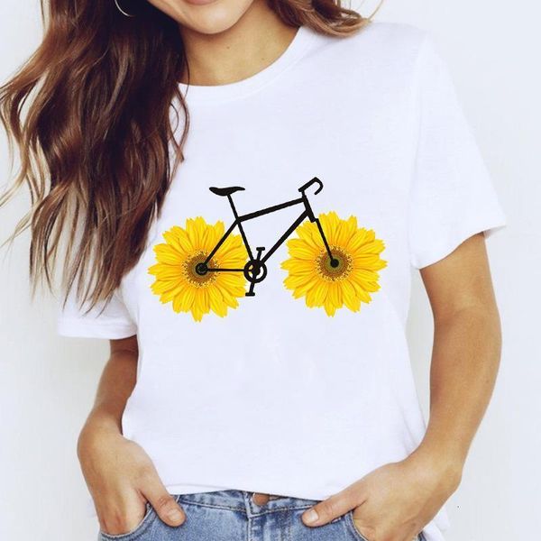 women 90s cartoon daisy bicycle print short sleeve clothes lady t-shirts womens t shirt ladies graphic female tees, White
women 90s cartoon daisy bicycle print short sleeve clothes lady t-shirts womens t shirt ladies graphic female tees, White