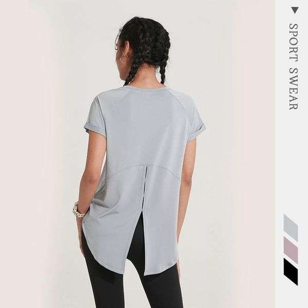 loose yoga clothes women's internet celebrity workout clothes quick-drying running short sleeve, White;red
loose yoga clothes women's internet celebrity workout clothes quick-drying running short sleeve, White;red