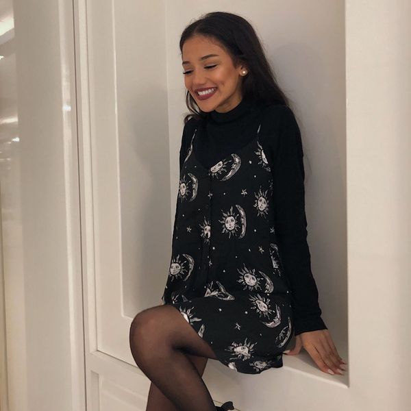 gothic spaghetti strap women dress summer mini black dress punk party sun moon print dresses slim fit female casual dress, Black;gray
gothic spaghetti strap women dress summer mini black dress punk party sun moon print dresses slim fit female casual dress, Black;gray