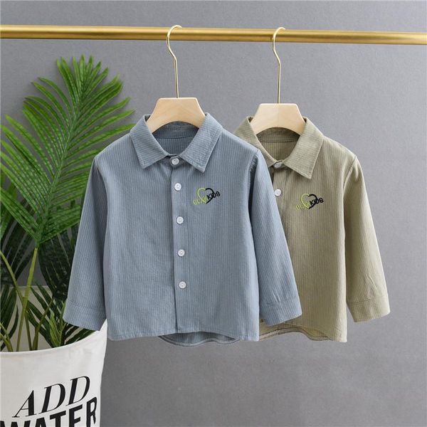 shirts 2021 spring and autumn striped turn-down children's clothing fashion wild kids clothes, White;black
shirts 2021 spring and autumn striped turn-down children's clothing fashion wild kids clothes, White;black