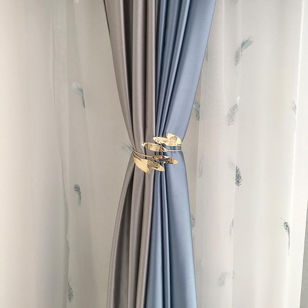 thinkeasy 2pcs/set leaves curtain bandage metal spring bedroom living curtain decoration accessories holdback hooks
thinkeasy 2pcs/set leaves curtain bandage metal spring bedroom living curtain decoration accessories holdback hooks