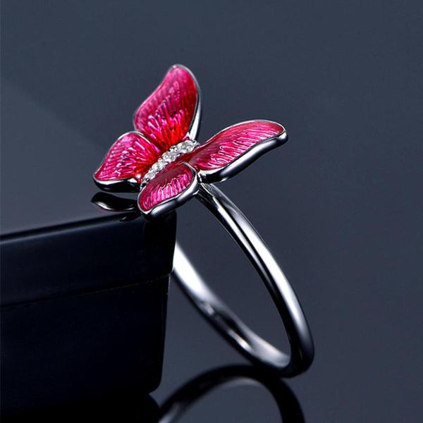 cluster rings butterfly pink enamel zircon diamonds for women white gold silver color argent jewelry bijoux fashion birthday gifts, Golden;silver
cluster rings butterfly pink enamel zircon diamonds for women white gold silver color argent jewelry bijoux fashion birthday gifts, Golden;silver