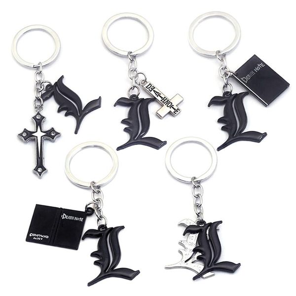 keychains death note keychain anime key chain black book cross alloy pendant ring holder chaveiro jewelry for gift, Silver
keychains death note keychain anime key chain black book cross alloy pendant ring holder chaveiro jewelry for gift, Silver