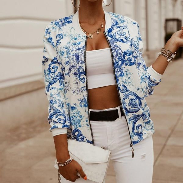 women's jackets oversize printed jacket vintage floral coat female flower chiffon white women pockets zipper long sleeve spring 2021 sl, Black;brown
women's jackets oversize printed jacket vintage floral coat female flower chiffon white women pockets zipper long sleeve spring 2021 sl, Black;brown