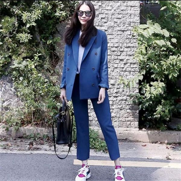 new female spring chic hong kong jacket fashion nine pants wild suit temperament of two pieces sle2, White;black
new female spring chic hong kong jacket fashion nine pants wild suit temperament of two pieces sle2, White;black
