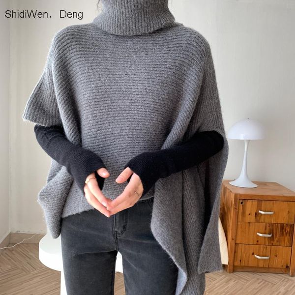 berets winter fashion scarf for women turtleneck korean version of solid-color shawl sweater long knit warm nec, Blue;gray
berets winter fashion scarf for women turtleneck korean version of solid-color shawl sweater long knit warm nec, Blue;gray