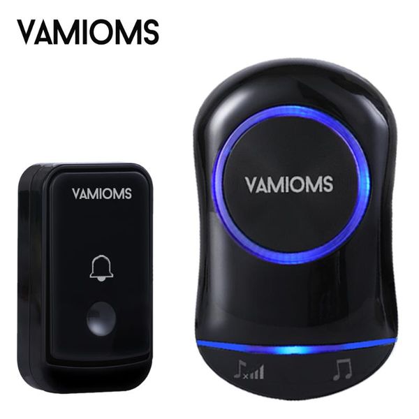 vamioms smart wireless doorbell waterproof battery 1 2 button 1 2 receiver us eu uk plug home cordless call ring bell chime
vamioms smart wireless doorbell waterproof battery 1 2 button 1 2 receiver us eu uk plug home cordless call ring bell chime