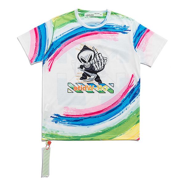 2021 summer off new trend printing animation short sleeve round neck t-shirt for men and women, White;black
2021 summer off new trend printing animation short sleeve round neck t-shirt for men and women, White;black