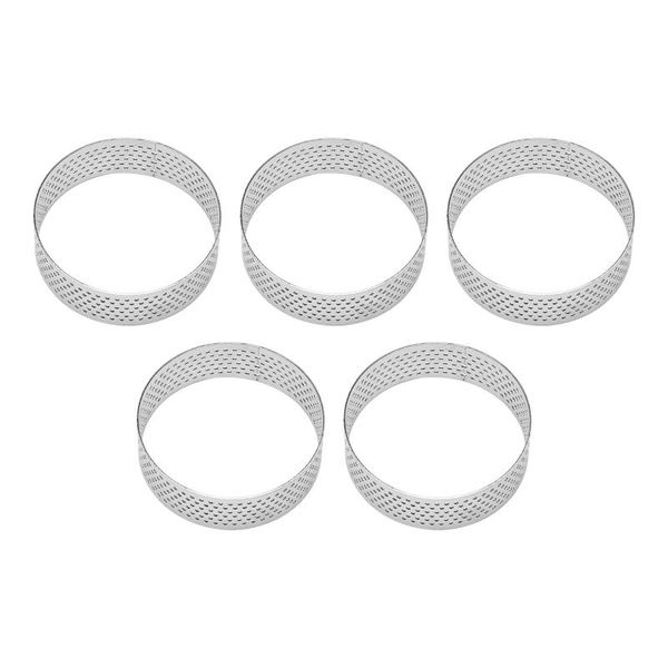 baking & pastry tools 5pcs 6cm circular tart ring dessert stainless steel perforation fruit pie quiche cake mousse mold kitchen mould
baking & pastry tools 5pcs 6cm circular tart ring dessert stainless steel perforation fruit pie quiche cake mousse mold kitchen mould