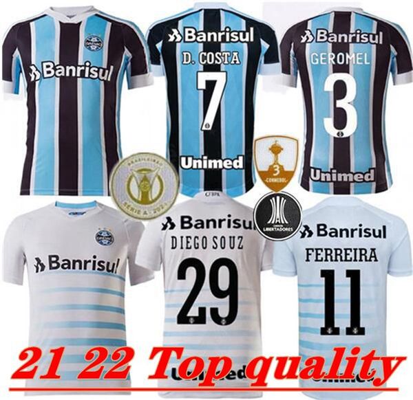 thai quality 21 22 gremio home 3rd soccer jersey guild giuliano 2021 2022 ramiro geromel luan maicon fernandinho away football shirt, Black;yellow
thai quality 21 22 gremio home 3rd soccer jersey guild giuliano 2021 2022 ramiro geromel luan maicon fernandinho away football shirt, Black;yellow