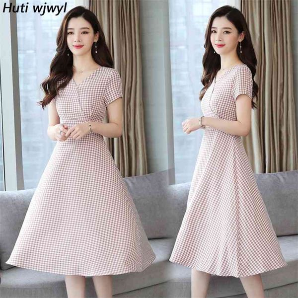 vintage plus size pink chic sundress summer sweet plaid beach midi dresses women bodycon elegant party vestidos 210528, Black;gray
vintage plus size pink chic sundress summer sweet plaid beach midi dresses women bodycon elegant party vestidos 210528, Black;gray