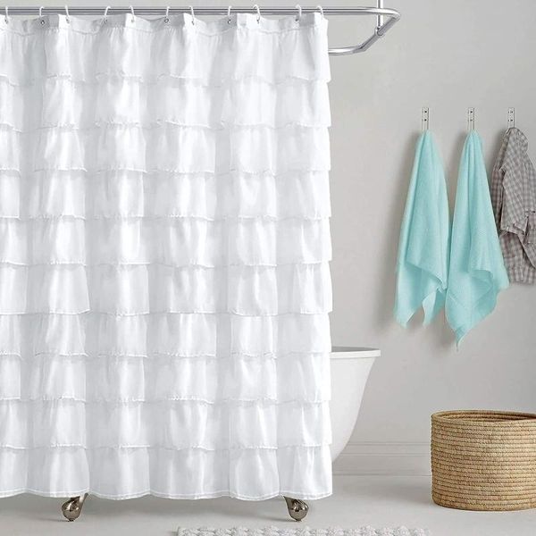 shower curtains white shower-curtain farmhouse ruffle fabric for bathroom sheer cloth waterproof and mildew proof
shower curtains white shower-curtain farmhouse ruffle fabric for bathroom sheer cloth waterproof and mildew proof