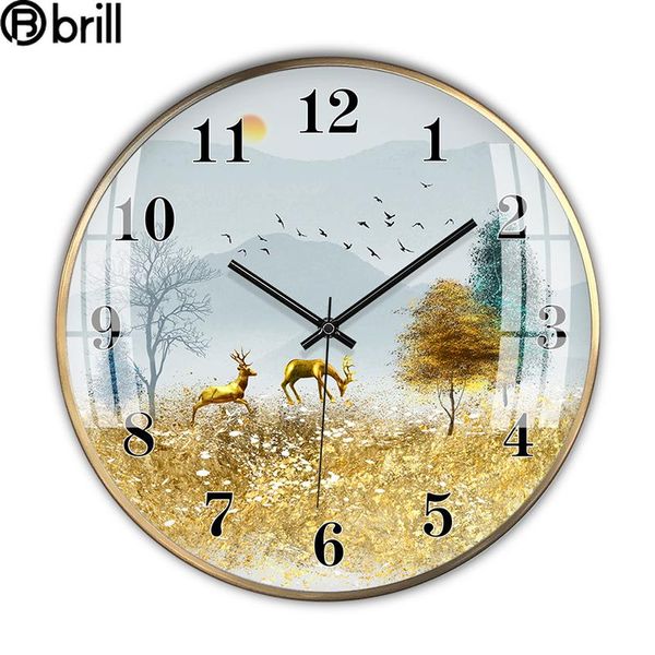 nordic fashion simple wall clocks digital silent luxury wall clocks electronic simple metal new chinese living room clock 50
nordic fashion simple wall clocks digital silent luxury wall clocks electronic simple metal new chinese living room clock 50