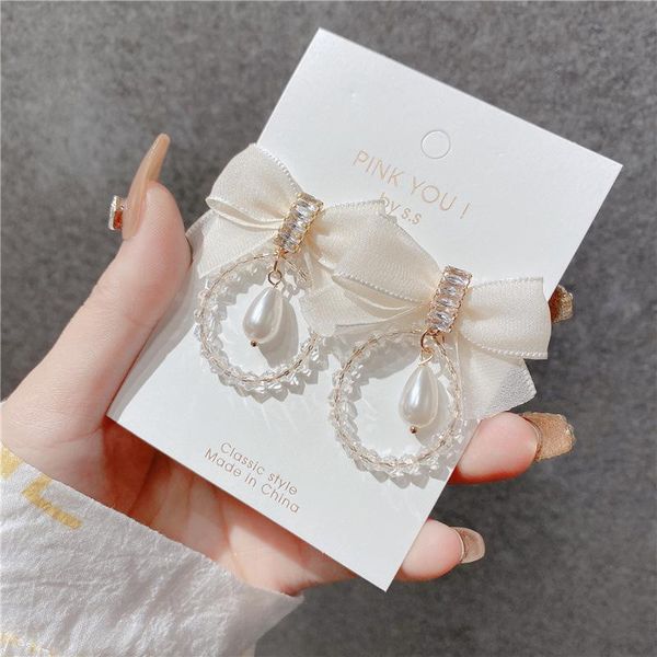 dangle & chandelier korean fashion jewelry luxury romantic enamel pearl bow bowknot metal butterfly stud earrings party accessories gifts fo, Silver
dangle & chandelier korean fashion jewelry luxury romantic enamel pearl bow bowknot metal butterfly stud earrings party accessories gifts fo, Silver