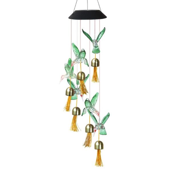 decorative objects & figurines 1pc solar wind chime powered led light string yard decoration
decorative objects & figurines 1pc solar wind chime powered led light string yard decoration