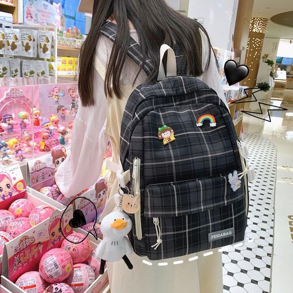 cute plaid backpack women harajuku kawaii school bags for teenage girls korean college 14inch lapbackpacks ladies bookbag
cute plaid backpack women harajuku kawaii school bags for teenage girls korean college 14inch lapbackpacks ladies bookbag