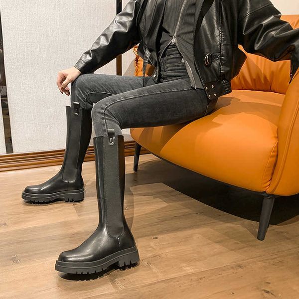 knight boots women 2021 net red same thin leg elastic high tube zipper below the knee thick bottom shows, Black
knight boots women 2021 net red same thin leg elastic high tube zipper below the knee thick bottom shows, Black