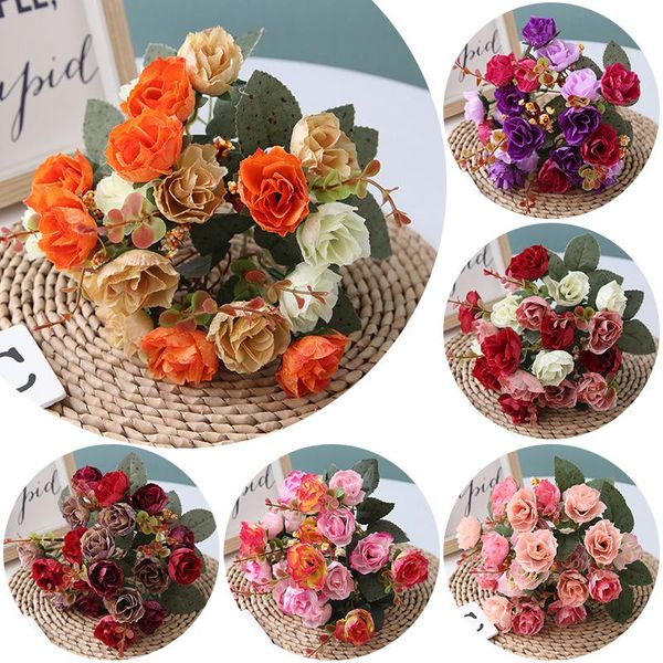 decorative flowers & wreaths multicolor fake rose flower artificial plastic pink silk bouquet peony home wedding party decoration accessorie
decorative flowers & wreaths multicolor fake rose flower artificial plastic pink silk bouquet peony home wedding party decoration accessorie