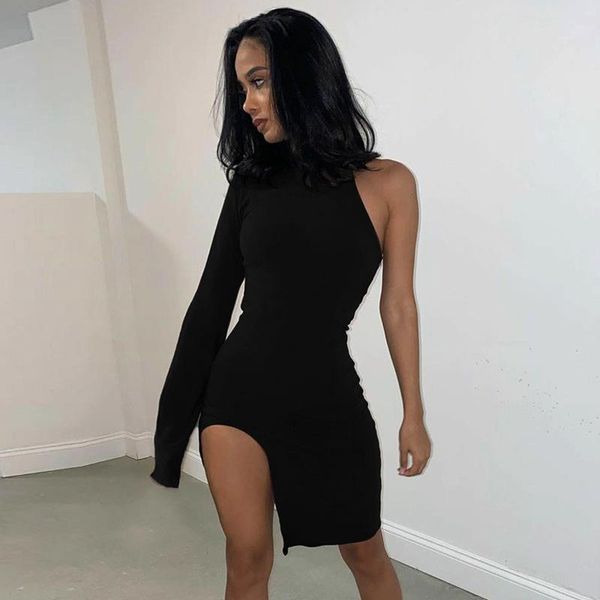 casual dresses cutubly solid women mini long sleeve dress one shoulder 2021 autumn winter turtleneck bodycon slit streetwear party, Black;gray
casual dresses cutubly solid women mini long sleeve dress one shoulder 2021 autumn winter turtleneck bodycon slit streetwear party, Black;gray