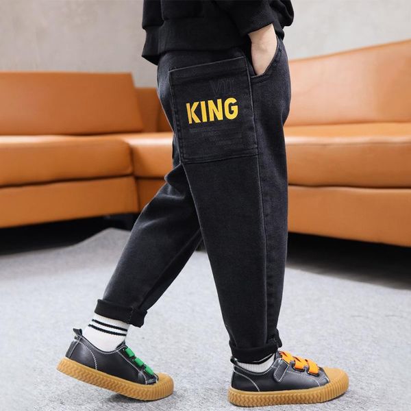 jeans autumn school day kids 3-12 years boy loose denim pants striped patchwork sports trunks children fashion trend streetwear, Blue
jeans autumn school day kids 3-12 years boy loose denim pants striped patchwork sports trunks children fashion trend streetwear, Blue