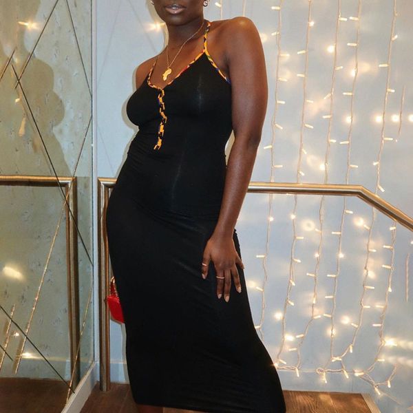 womens maxi dresses strap backless long dress fashion fall 2021 elegant spaghetti strap ladies party club dresses, Black;gray
womens maxi dresses strap backless long dress fashion fall 2021 elegant spaghetti strap ladies party club dresses, Black;gray