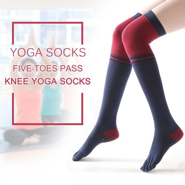 pilates dance high socks over the knee five toe womens cotton sport yoga socks women yoga gym energy small decor, Black
pilates dance high socks over the knee five toe womens cotton sport yoga socks women yoga gym energy small decor, Black