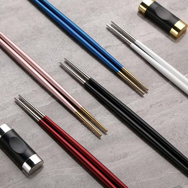 1pair 304 stainless steel japanese style for household double-headed tableware sushi chopsticks multi purpose
1pair 304 stainless steel japanese style for household double-headed tableware sushi chopsticks multi purpose