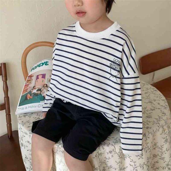 cartoon printing loose striped sweatshirts kids cotton wide long sleeve t shirts children all-match pullovers 210708, Black
cartoon printing loose striped sweatshirts kids cotton wide long sleeve t shirts children all-match pullovers 210708, Black
