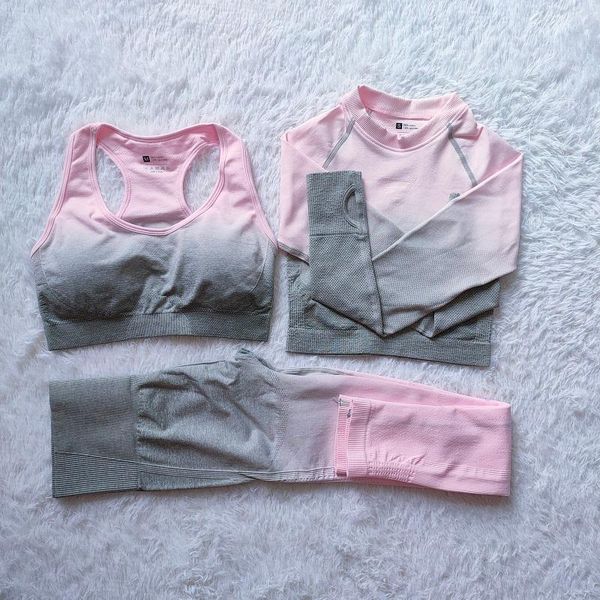 yoga outfit 2/3 piece women's tracksuit set seamless fitness gym clothing sport for bra leggings female suit sportswear
yoga outfit 2/3 piece women's tracksuit set seamless fitness gym clothing sport for bra leggings female suit sportswear