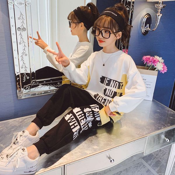 honger yangqi.com 2021 children's new fashion sports girls' spring and autumn two piece suit, White
honger yangqi.com 2021 children's new fashion sports girls' spring and autumn two piece suit, White