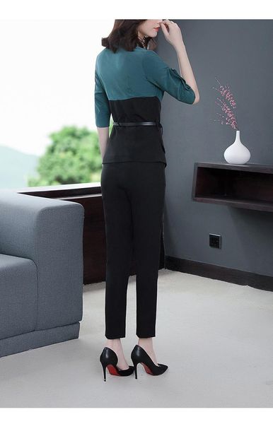 women's tracksuits contrast pants set splicing 2 piece office women two outfits summer womens matching ensemble femme pieces, Gray
women's tracksuits contrast pants set splicing 2 piece office women two outfits summer womens matching ensemble femme pieces, Gray