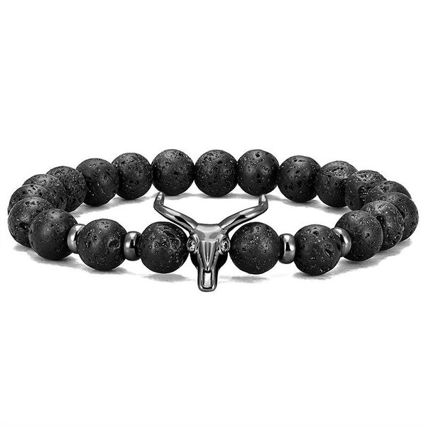 charm bracelets voq arrival cow head bracelet for men fashion 8mm lava stone beads brand jewelry, Golden;silver
charm bracelets voq arrival cow head bracelet for men fashion 8mm lava stone beads brand jewelry, Golden;silver