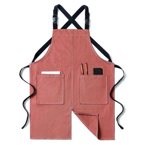 aprons canvas denim apron cross back adjustable chef multi-pocket sleeveless strap and large pockets for kitchen lx0c
aprons canvas denim apron cross back adjustable chef multi-pocket sleeveless strap and large pockets for kitchen lx0c