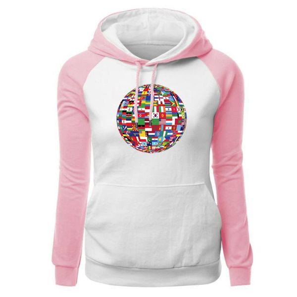 women's hoodies & sweatshirts globe of flags print raglan fashion winter fleece warm long sleeve pullover, Black
women's hoodies & sweatshirts globe of flags print raglan fashion winter fleece warm long sleeve pullover, Black