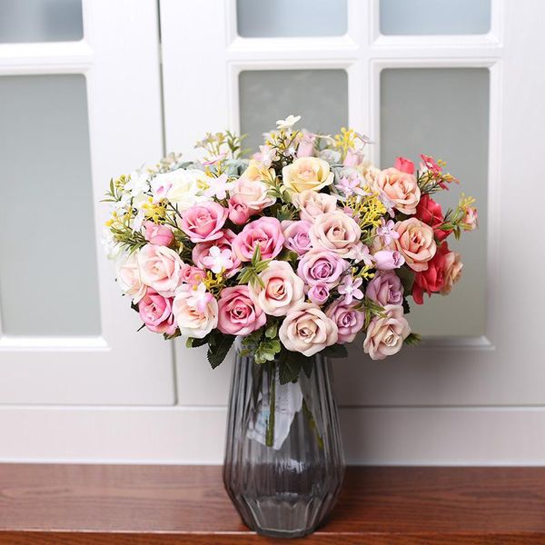 13 heads rose pink artificial flowers silk peony bouquet vases for home decoration wedding decorative fake flowers plants
13 heads rose pink artificial flowers silk peony bouquet vases for home decoration wedding decorative fake flowers plants
