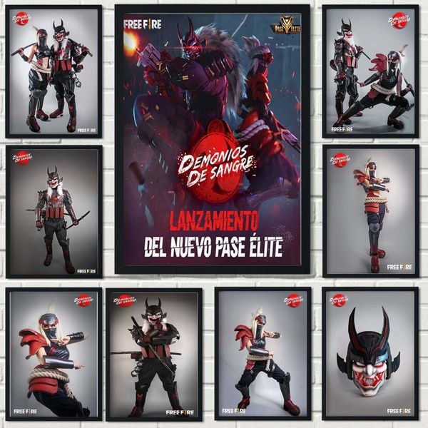 paintings garena fire poster game demonios de sangre canvas painting wall art decoration bar kawaii room decor
paintings garena fire poster game demonios de sangre canvas painting wall art decoration bar kawaii room decor