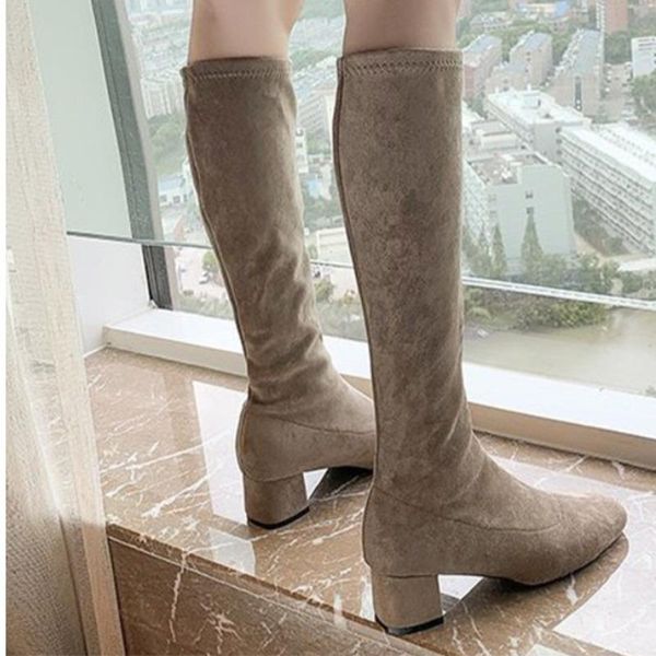 boots women knee high autumn suede chunky heel shoes ladies black stretch flock square to 2021 fashion long
boots women knee high autumn suede chunky heel shoes ladies black stretch flock square to 2021 fashion long